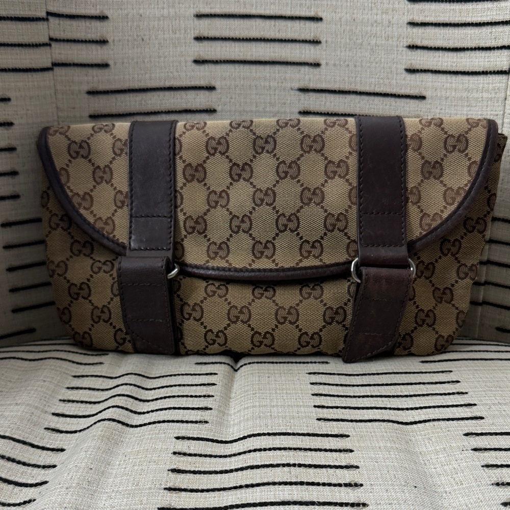Gucci gg monogram waist bag